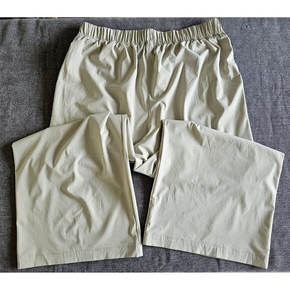 LIVI for Lane Bryant Pants Womens 18/20 Lime Green Wide Leg Drawstring Waist - Picture 13 of 16